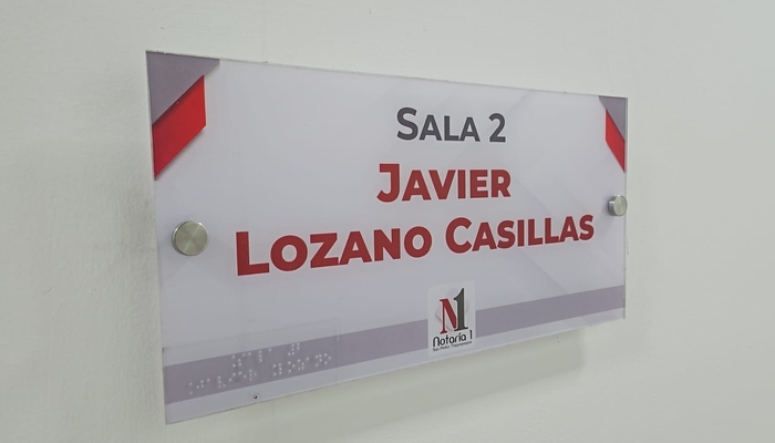 Señaletica en Braille